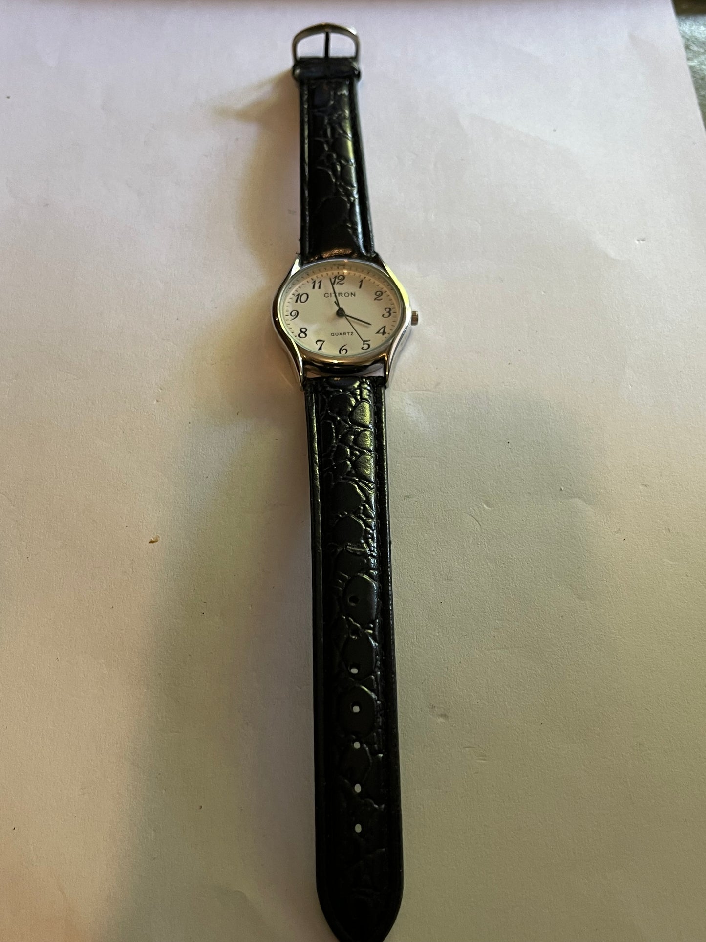 Citron black and silver dress watch - Untested