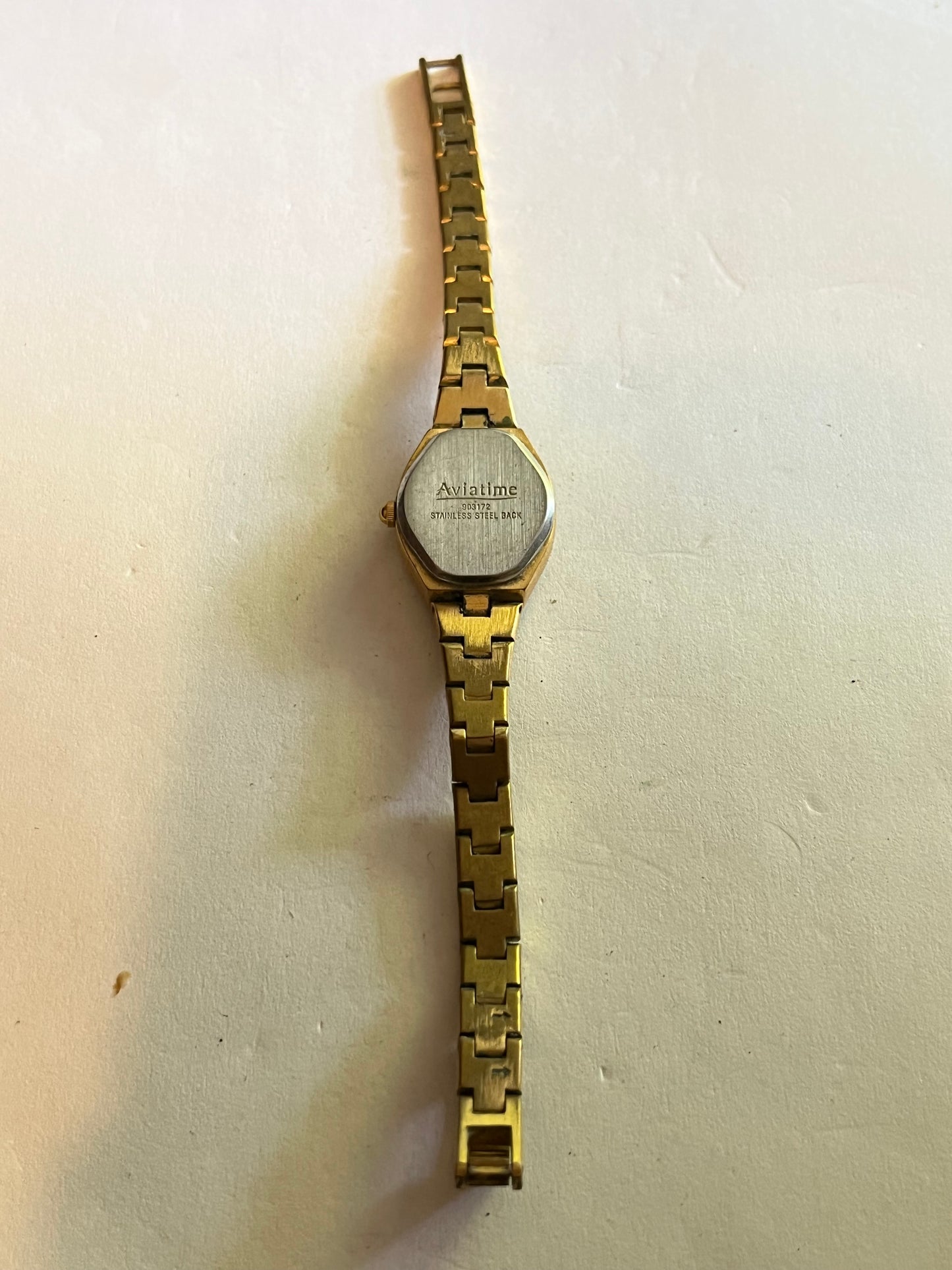 AviaTime gold ladies vintage watch - Untested