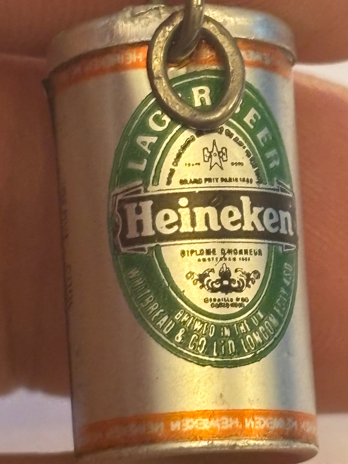 Heineken Beer Can charm