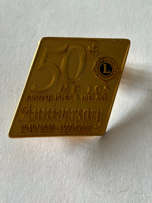 Lions Club - 50th Anniversary Badge