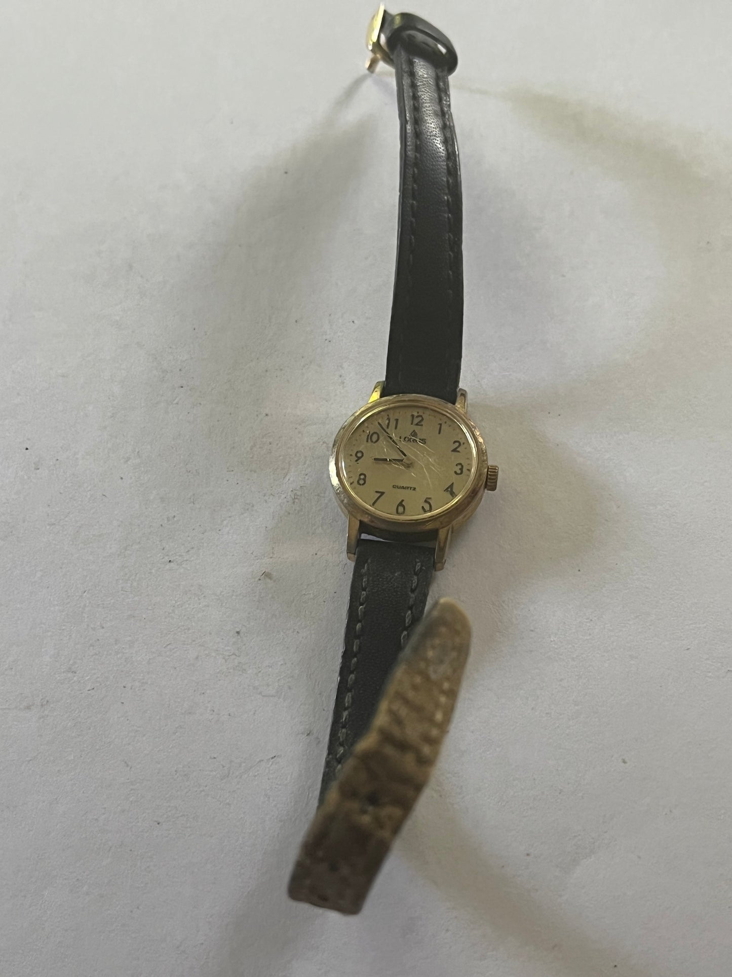 Vintage Lorus Gold Ladies V235-0030 - Untested