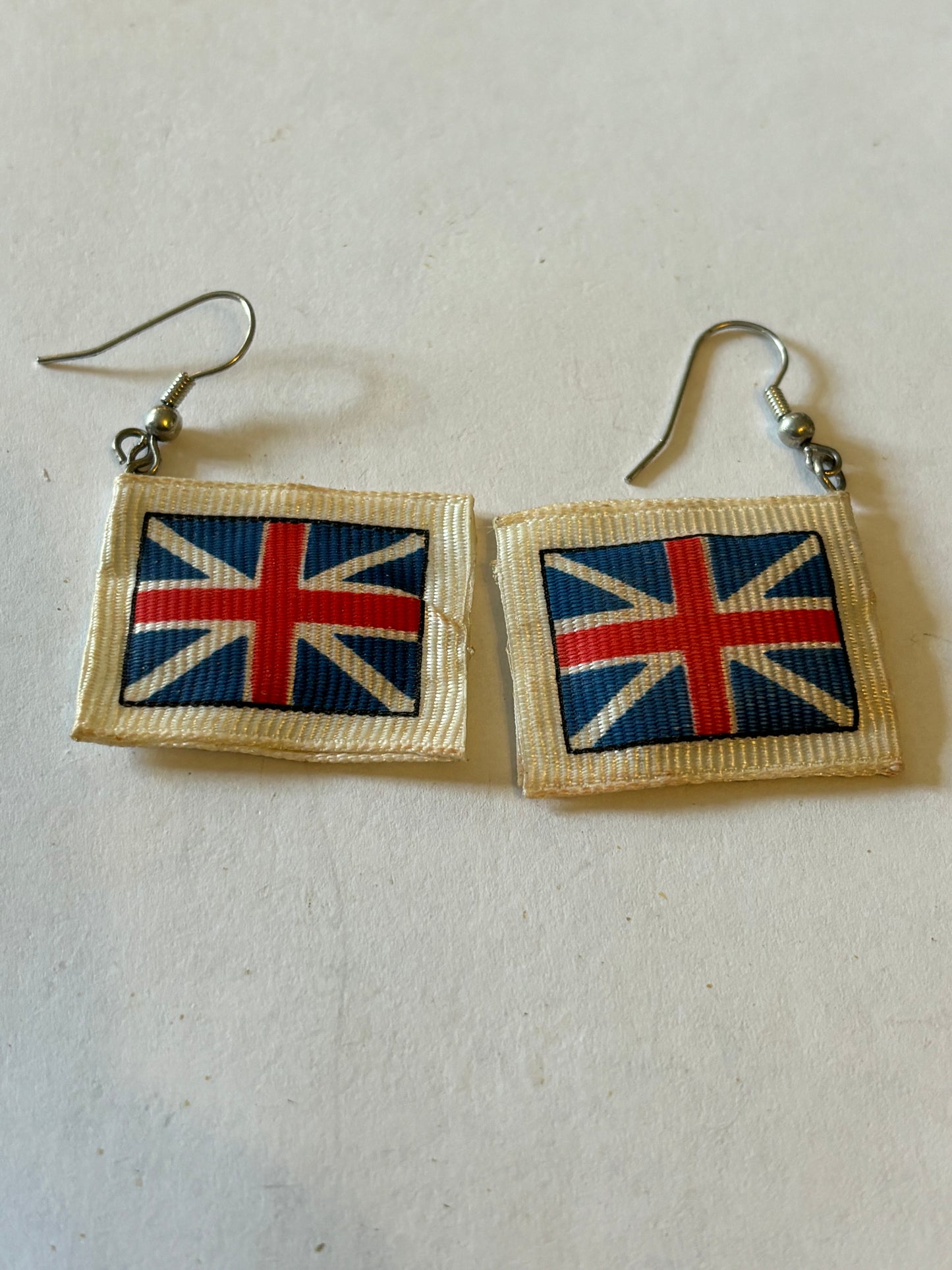 Union Flag Dangle Earrings