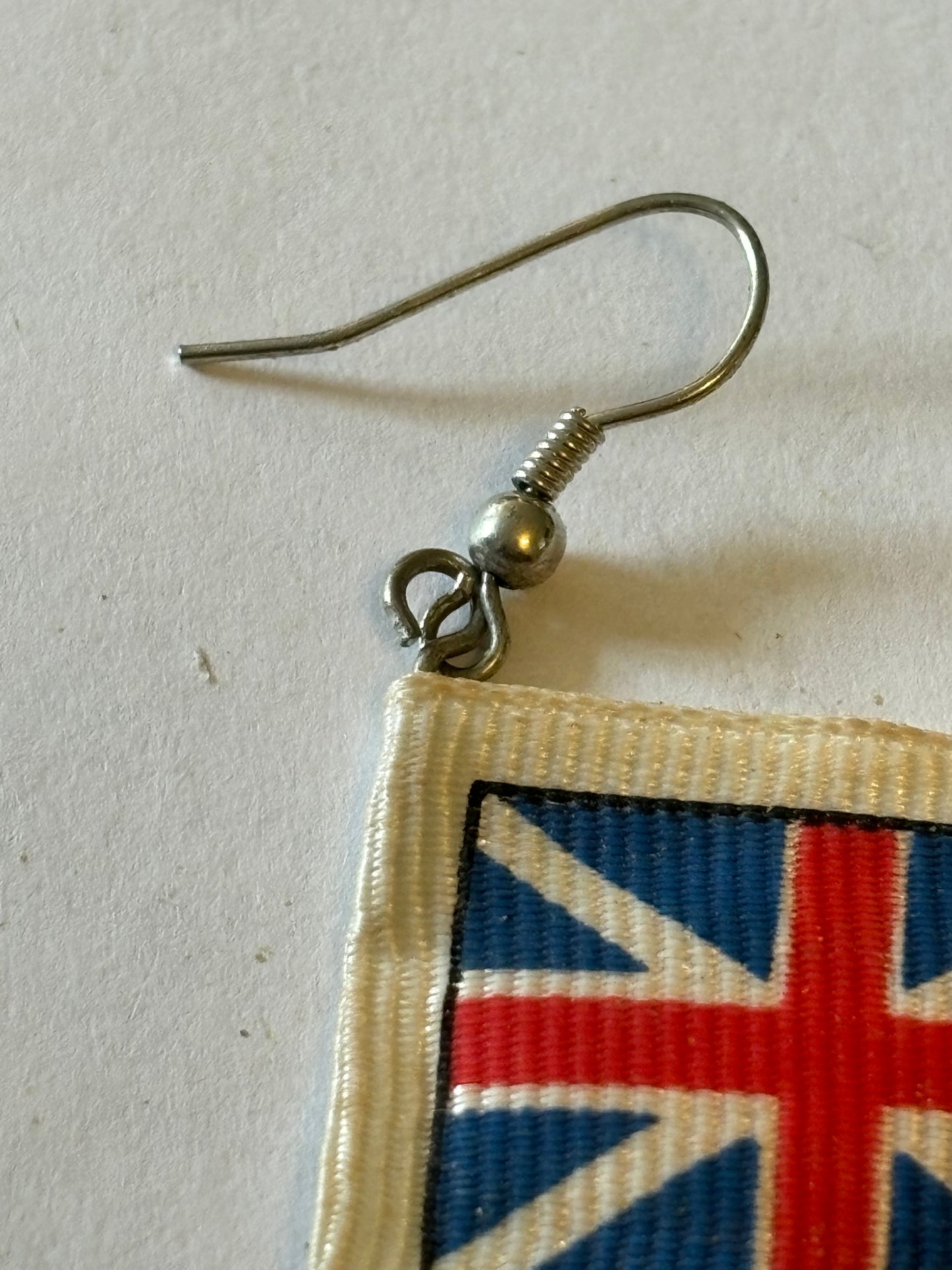 Union Flag Dangle Earrings