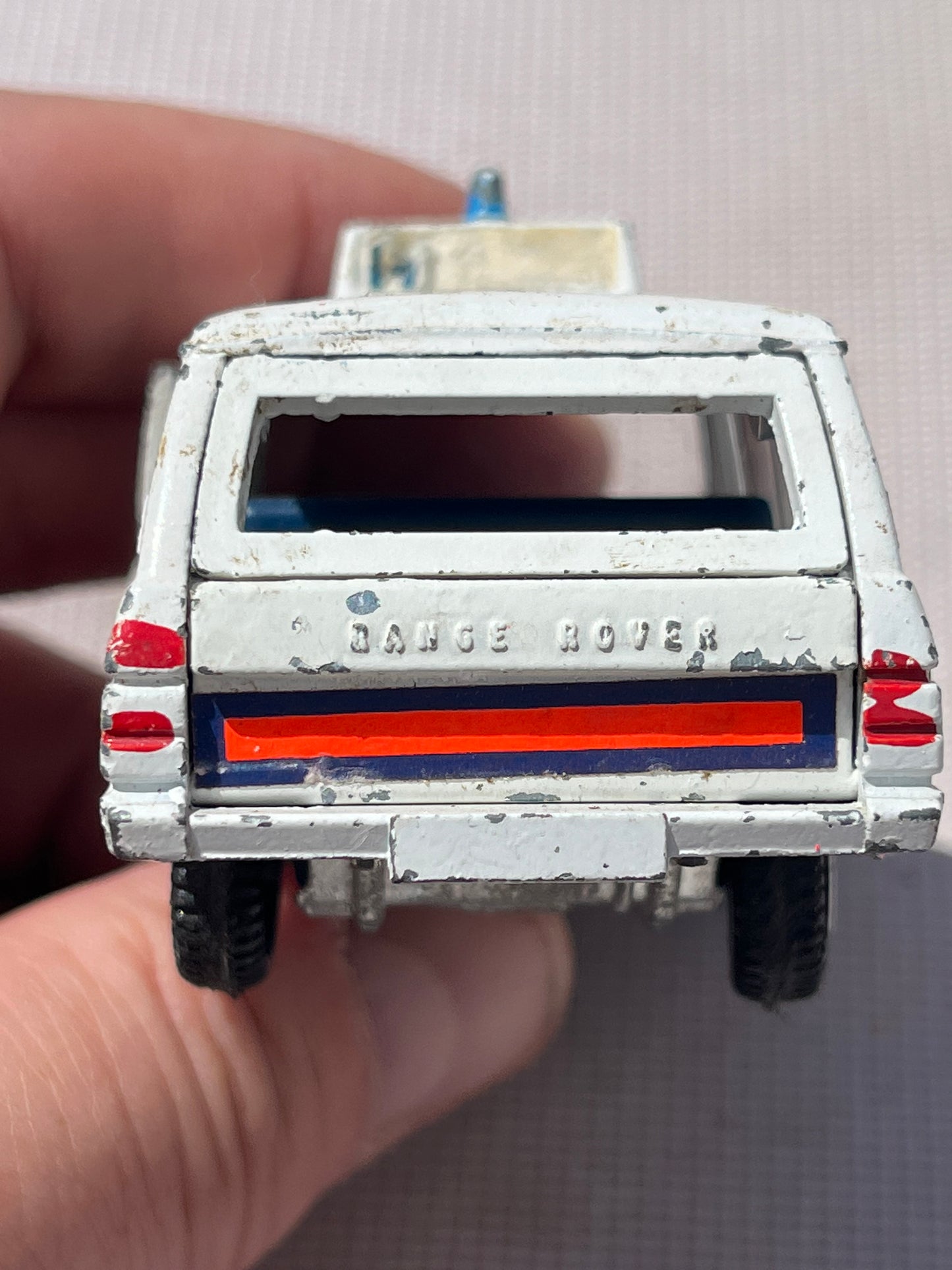 Dinky Police Range Rover - Playworn