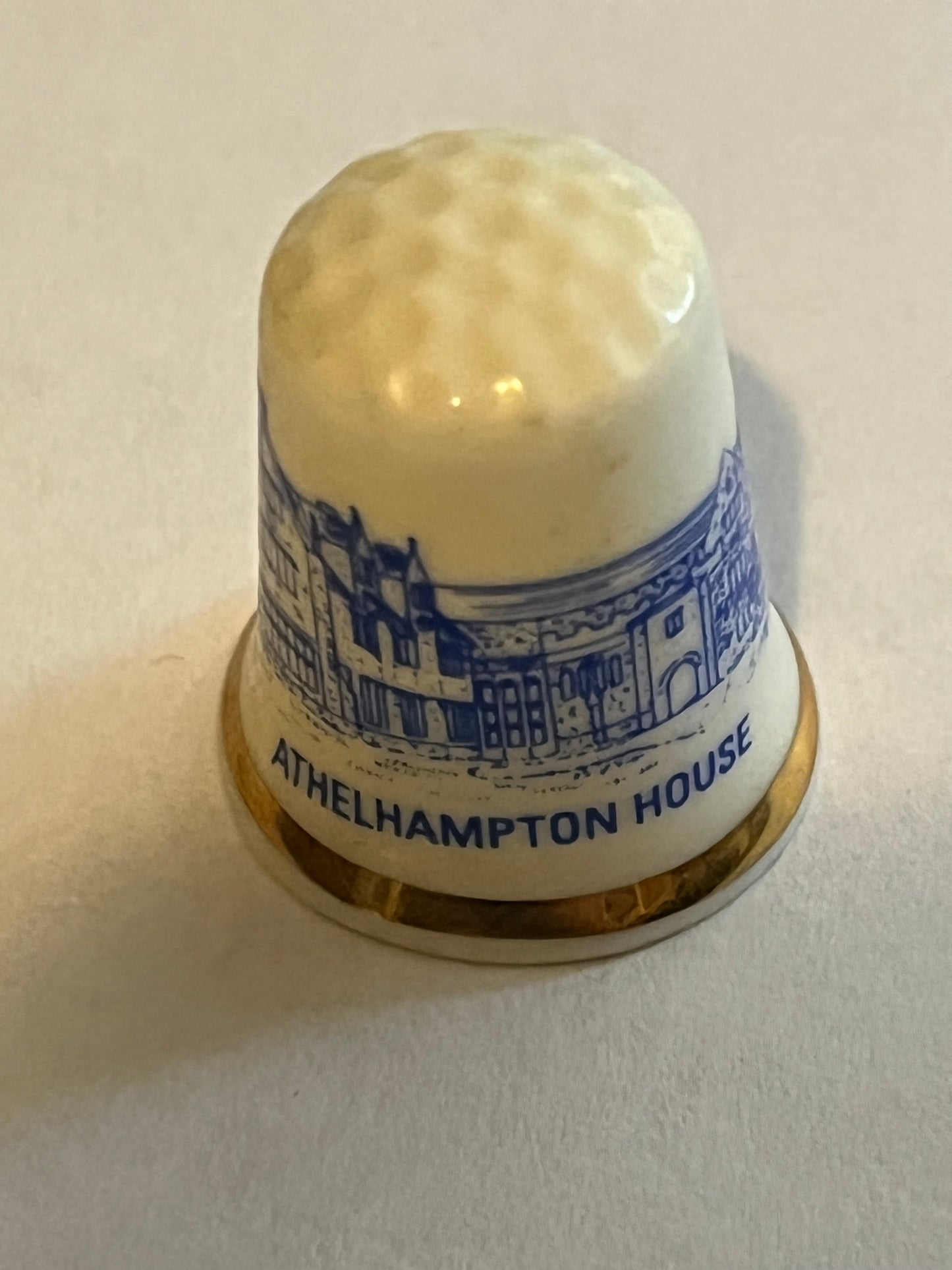 Athelhampton House Bone China Thimble