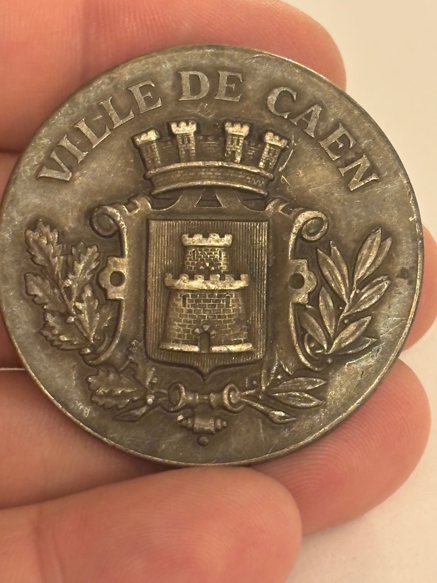 Caen - Silver medal - Marked Argent