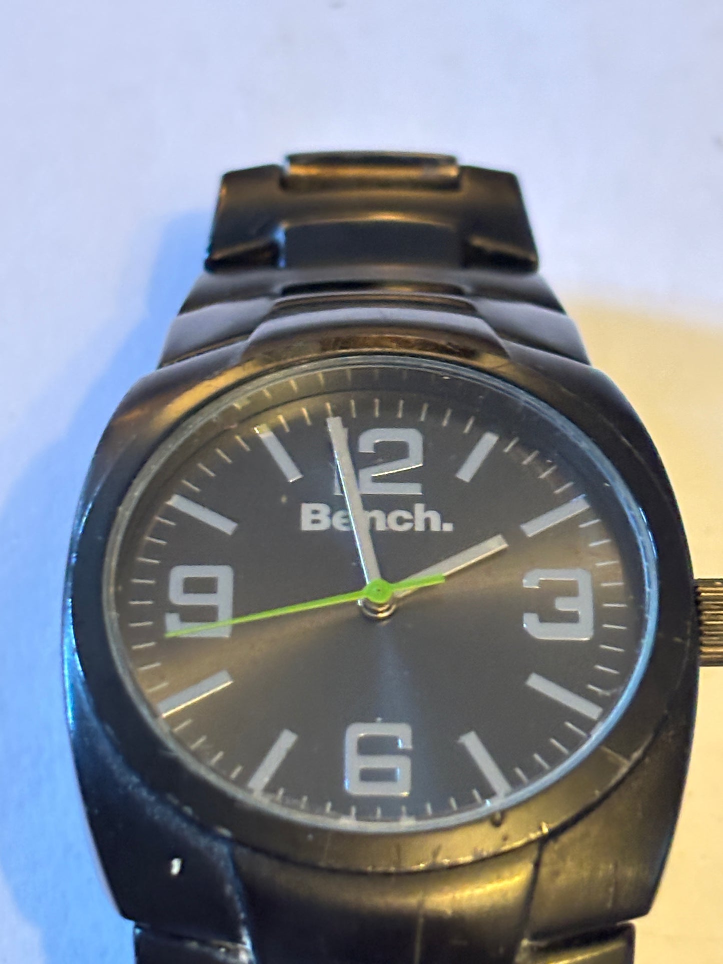 Bench - Chunky black and silver gents watch - Untested