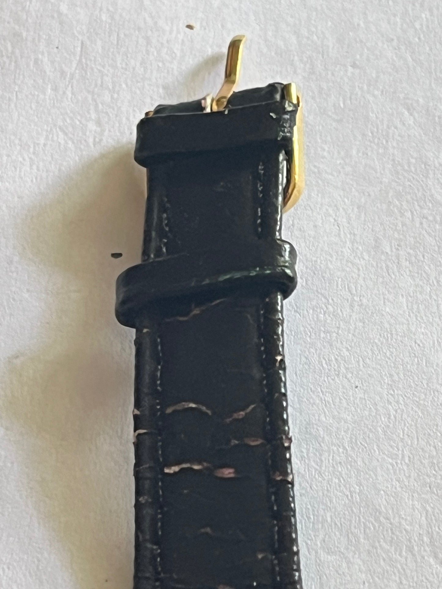 Papini gold and black ladies dress watch - untested