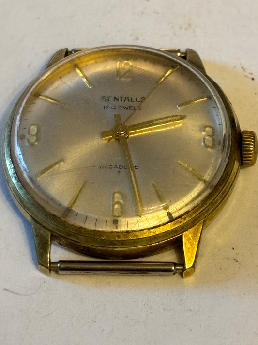 Bentalls silver and gold gents manual wristwatch - Working but untested