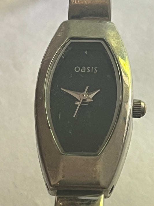 Oasis Silver Bangle Watch - Untested