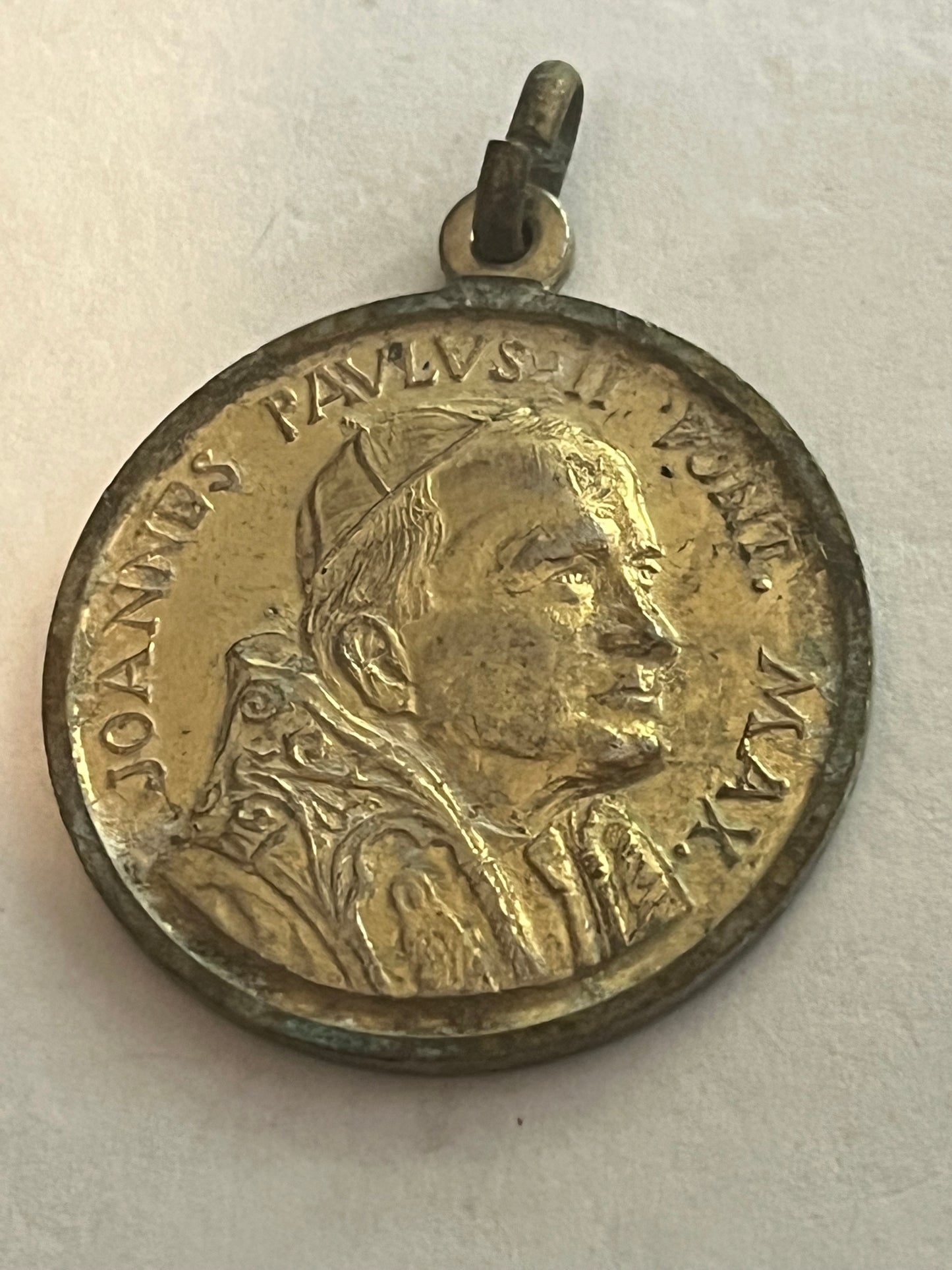 Pope John Paul II - Gold metal 1983 medallion