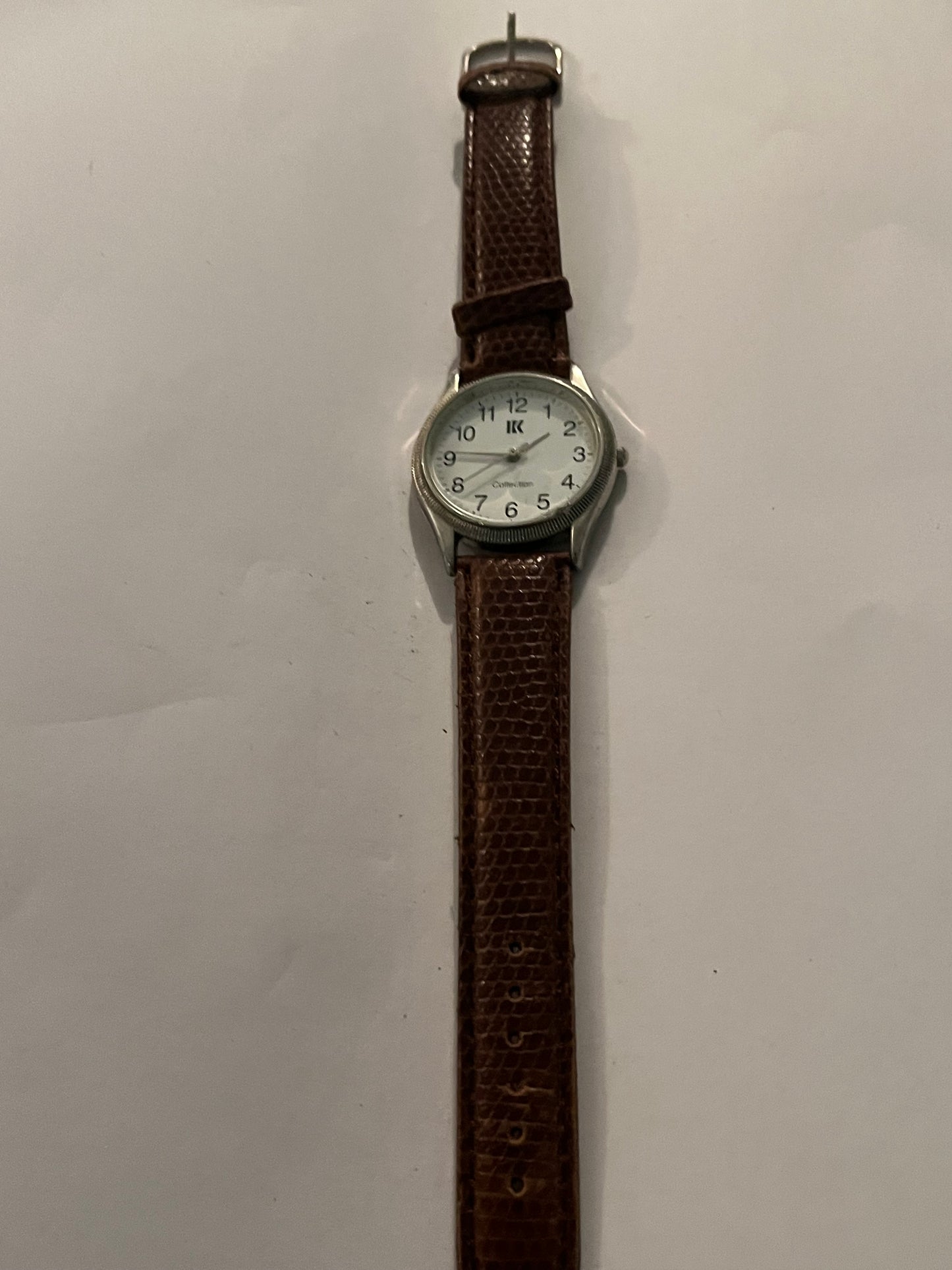 KK Brown and Silver Gents Dress Watch - Untested