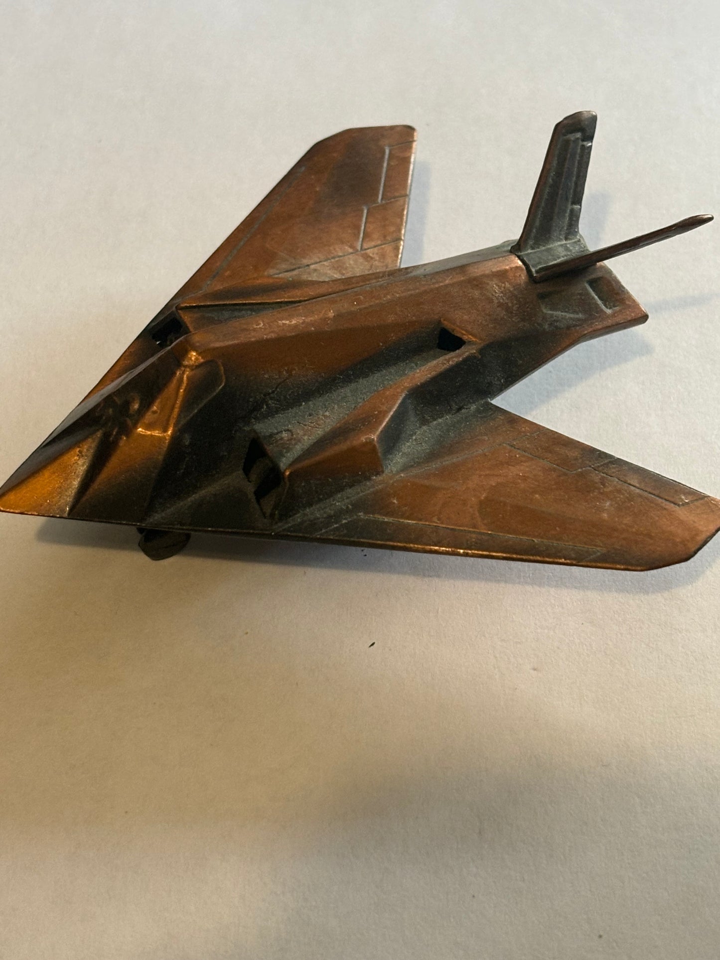 Copper Stealth Bomber Pencil Sharpener