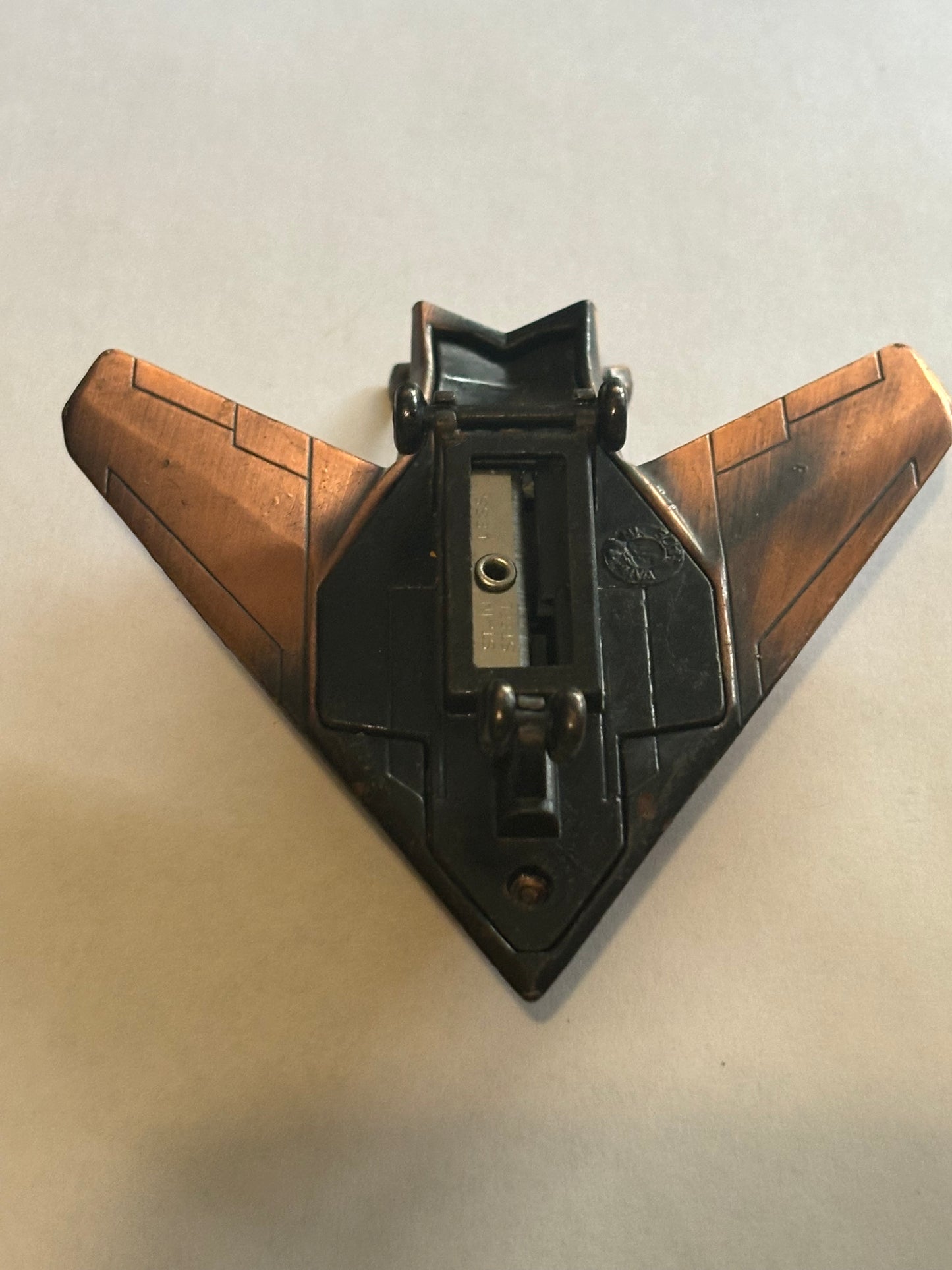 Copper Stealth Bomber Pencil Sharpener