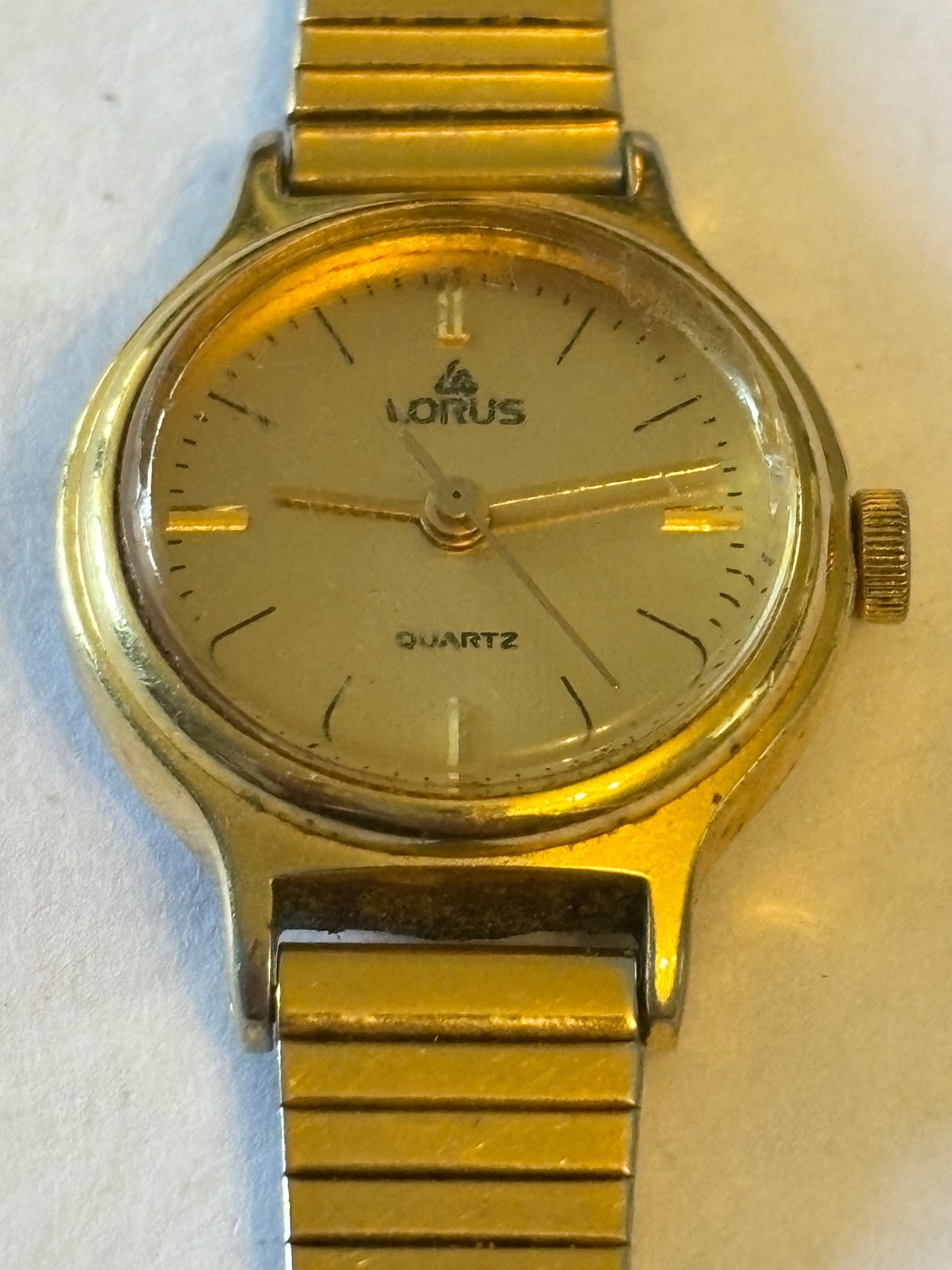 Lorus Ladies Gold Watch - V811-0080 - Untested