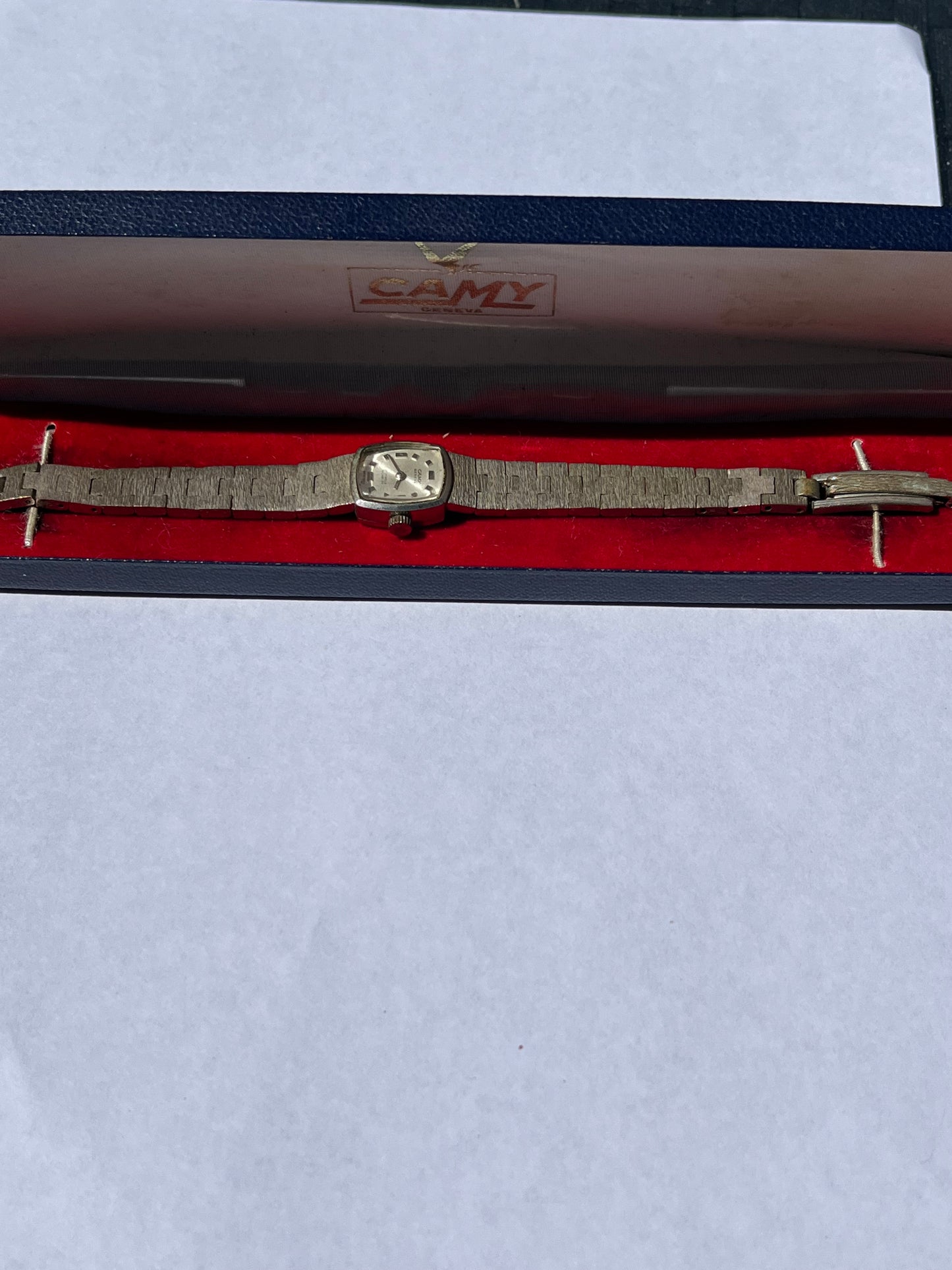 CAMY - Silver ladies manual watch - Boxed - Untested