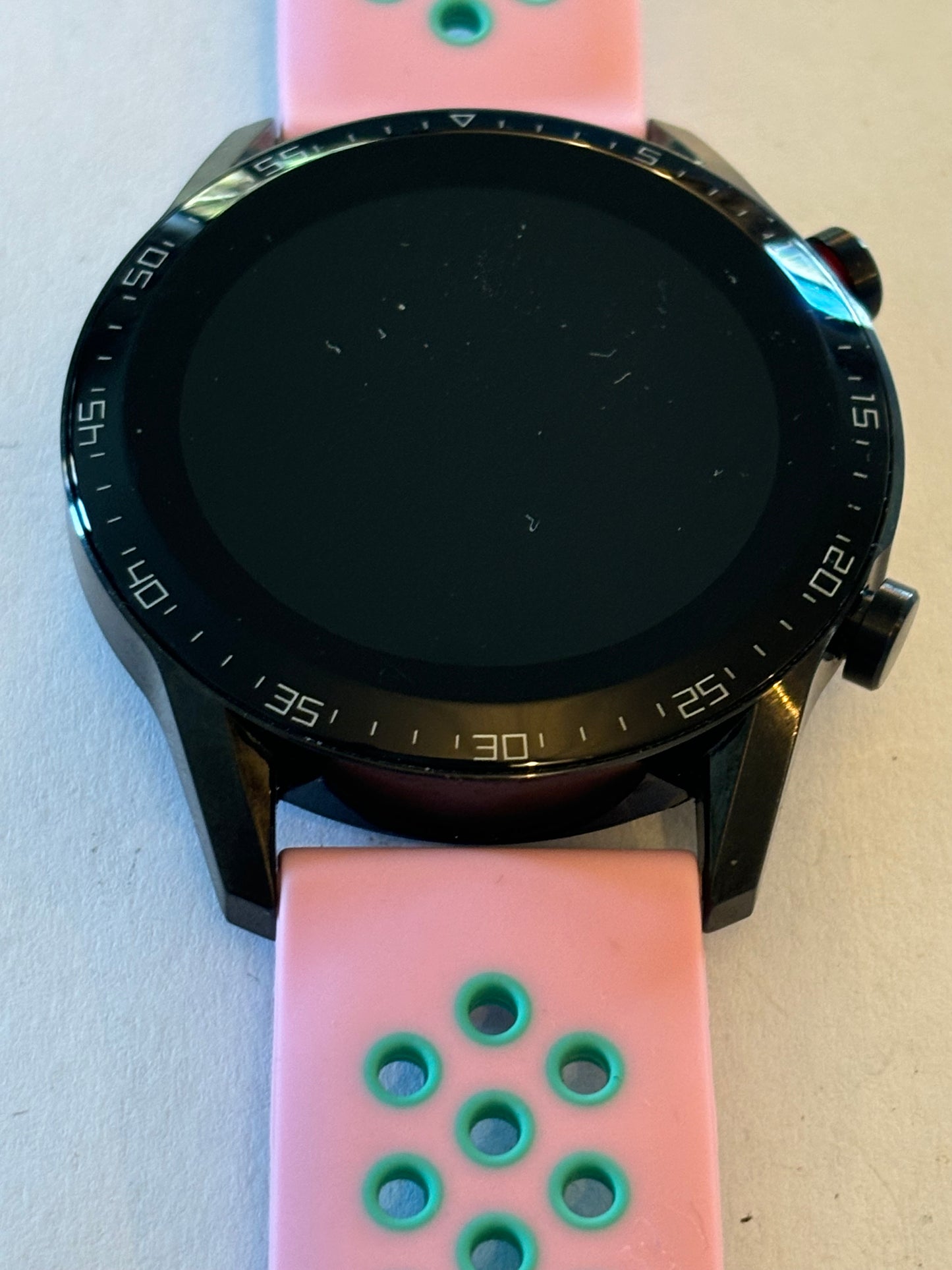 Unknown Smartwatch - Pink and Black - Not Tested