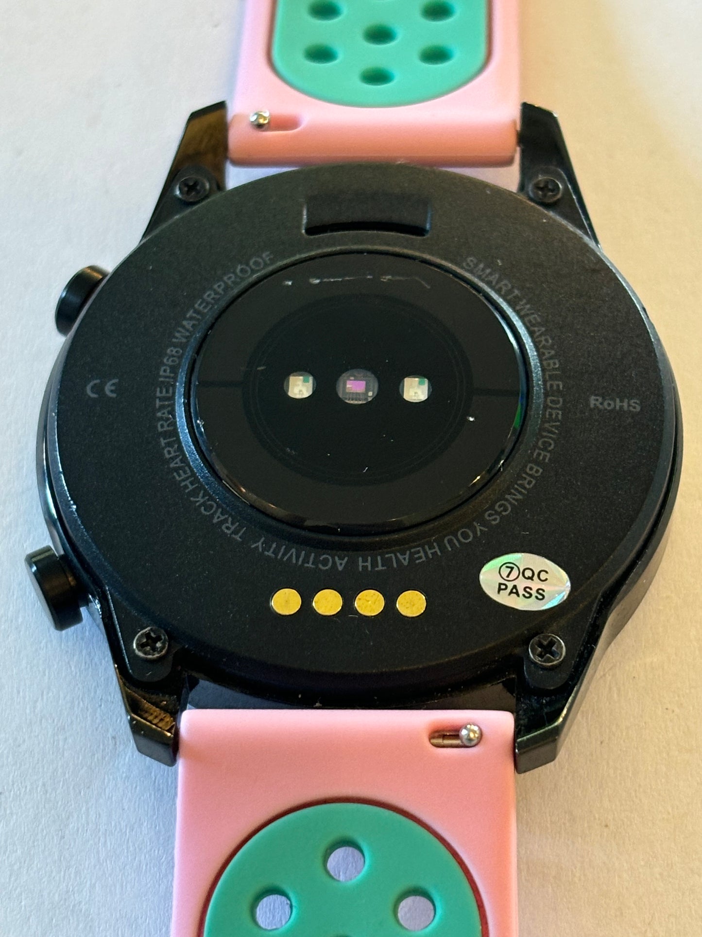 Unknown Smartwatch - Pink and Black - Not Tested