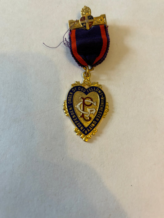 Order of Oddfellows - Manchester Unity Medal - With Ribbon